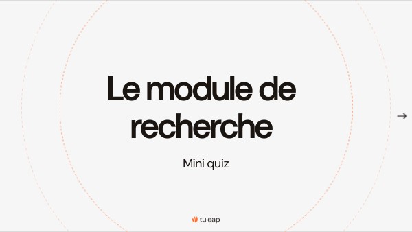 The Search Module | Genially