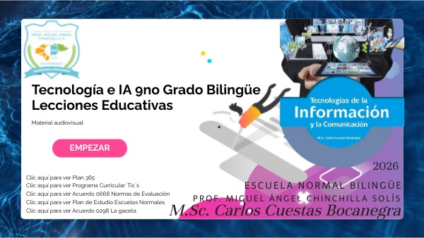 MÓDULO DIDÁCTICO 9no Tecnología e IA | Genially