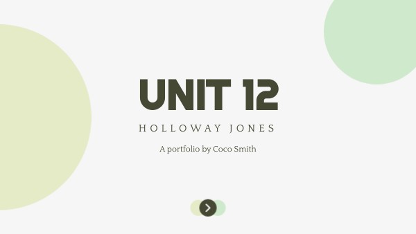 UNIT 12 - HOLLOWAY JONES | Genially