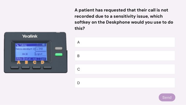 Test Your Knowledge - In Call Controls | Genially