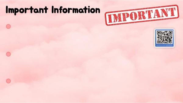 Important Information | Genially