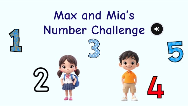 Max and Mia’s Number Challenge | Genially