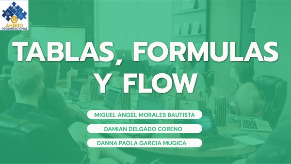 TABLAS, FORMULAS Y FLOW | Genially