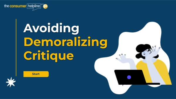Avoiding Demoralizing Critique | Genially