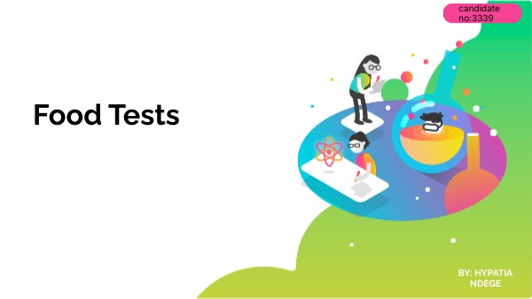 Food Tests | Genially