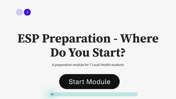 ESP Preparation - Where Do You Start? | Genially