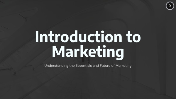 Introduction to Marketing | Genially