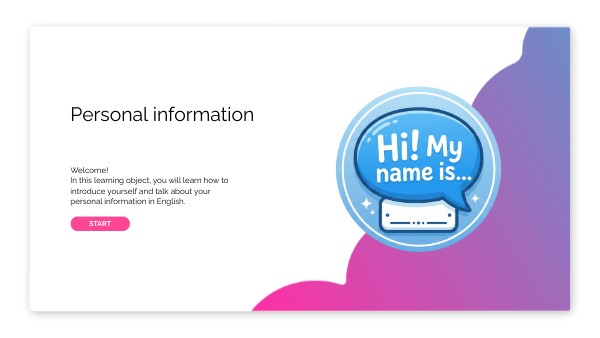 Personal information | Genially