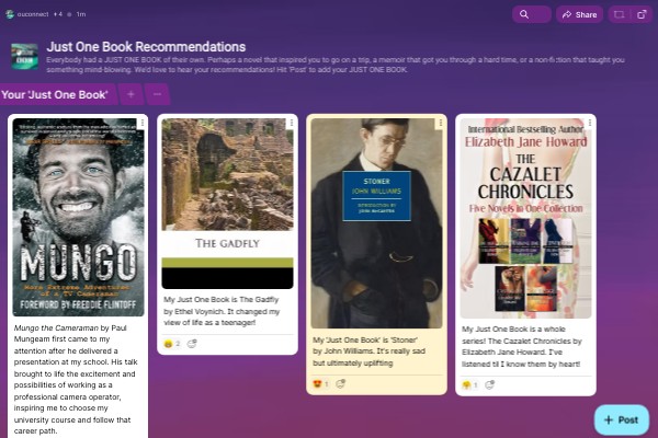 Tell us your JUST ONE BOOK | Genially