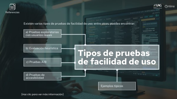 U5R6 Tipos de pruebas de facilidad de uso | Genially