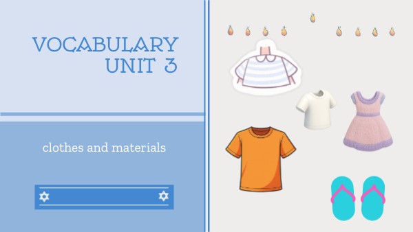 vocabulary unit 3 | Genially