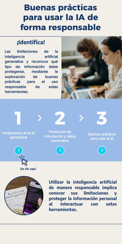 Buenas prácticas para usar la IA de forma responsable | Genially