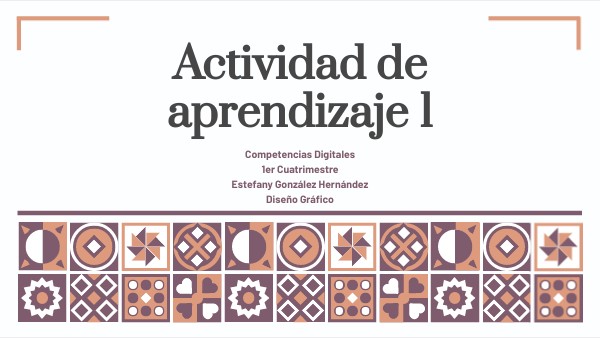 Actividad de aprendizaje 1 | Genially
