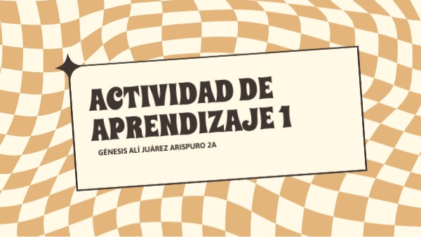 actividad de aprendizaje 1 | Genially