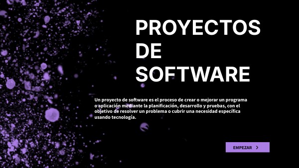 PROYECTOS DE SOFTWARE | Genially