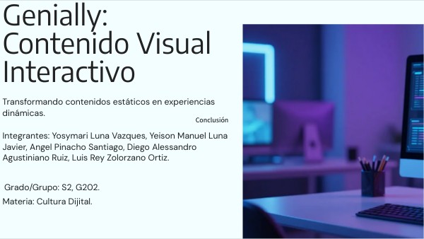 Genially: Contenido Visual Interactivo | Genially