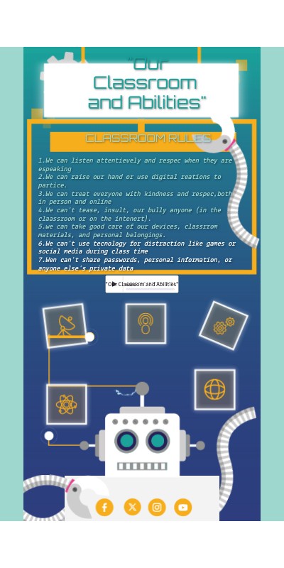 "Our Classroom and Abilities" | Genially