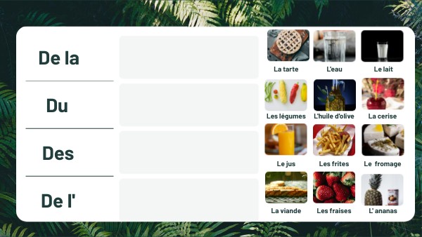 GRAM - Du, de la , des , de l' | Genially