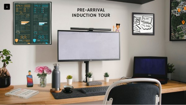 Pre-arrival Induction Tour | Genially