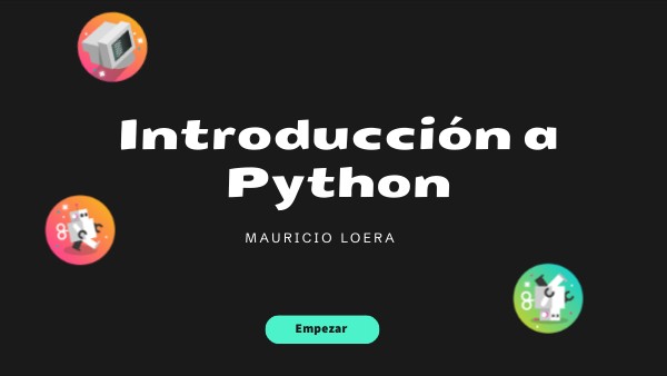 Introducción a Python | Genially