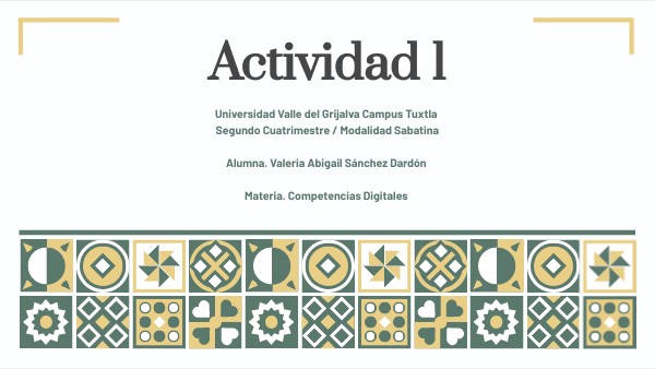 Actividad 1 | Genially
