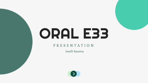 oral E33 | Genially