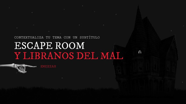Escape room Y libranos del mal | Genially