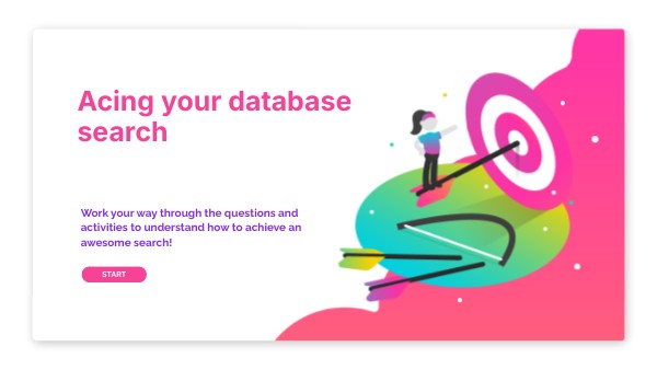 Acing your database search | Genially