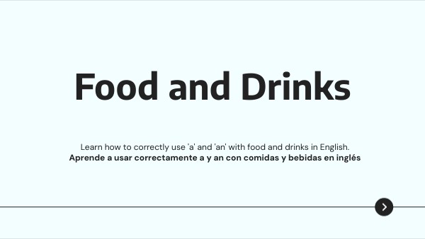 Food and Drinks | Genially