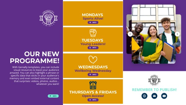 OUR NEWPROGRAMME! | Genially