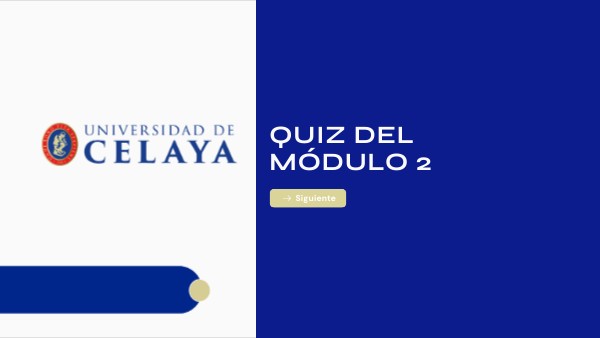 Quiz del módulo 2 | Genially