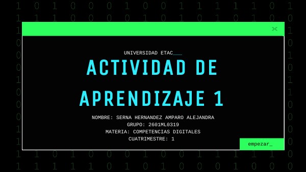 ACTIVIDAD DE APRENDIZAJE 1 | Genially