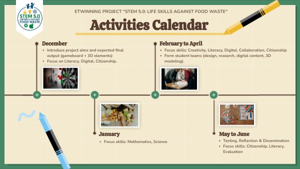 Activities Calendar | Genially