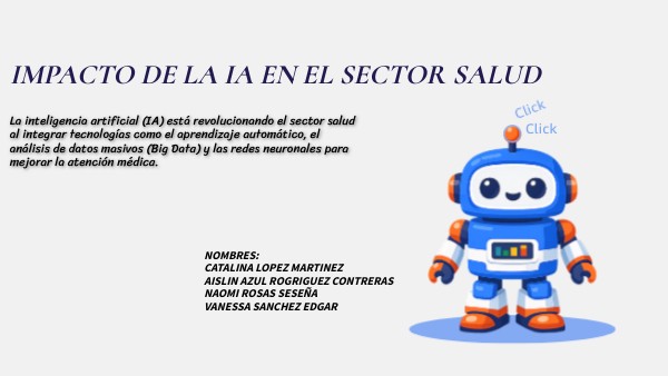 IMPACTO DE LA ia en el sector salud | Genially