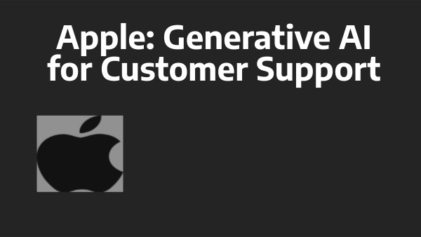 Apple: Generative AI for Customer Support | Genially