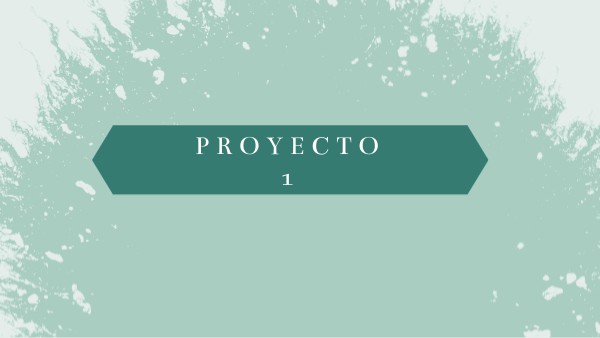 PROYECTO 1 | Genially
