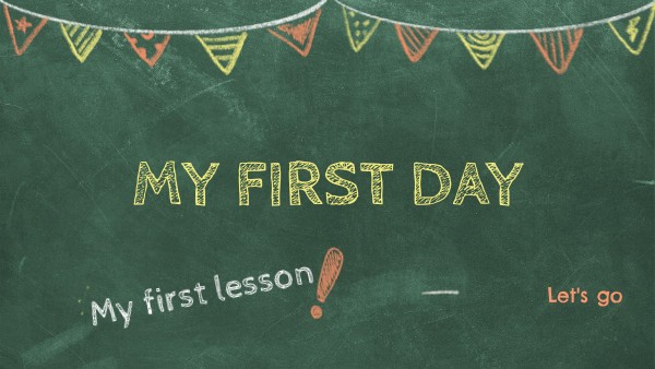 My first day | Genially