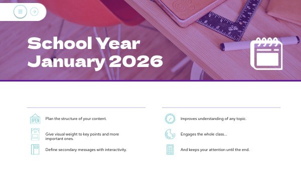 School Year January 2026 | Genially
