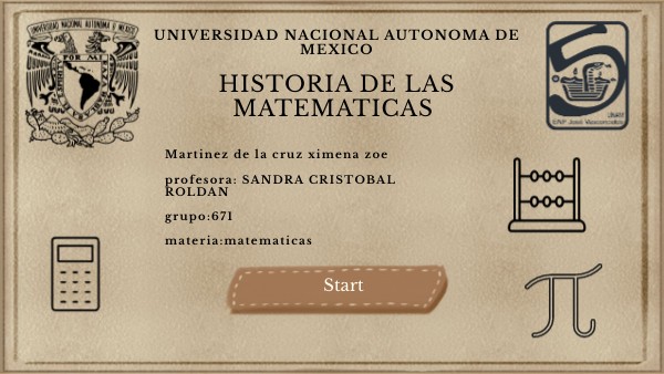 HISTORIA DE LAS MATEMATICAS | Genially