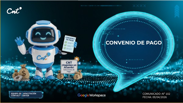 COMUNICADO N° 102:CONVENIO DE PAGO | Genially
