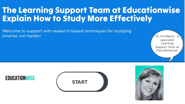 The Learning Support Team at Educationwise Explain How to Study More ...