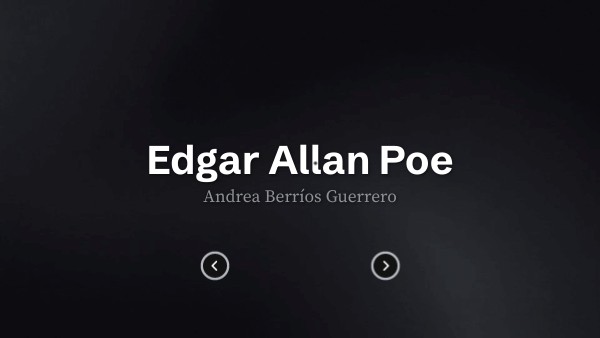 Edgar Allan Poe | Genially