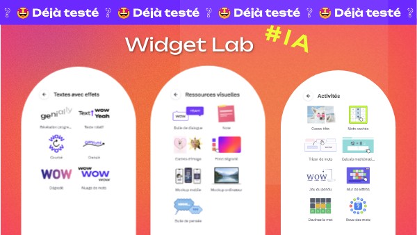 Widget Lab | Genially
