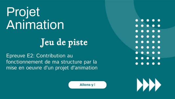 Projet Animation | Genially