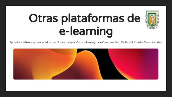 Otras plataformas de e-learning | Genially