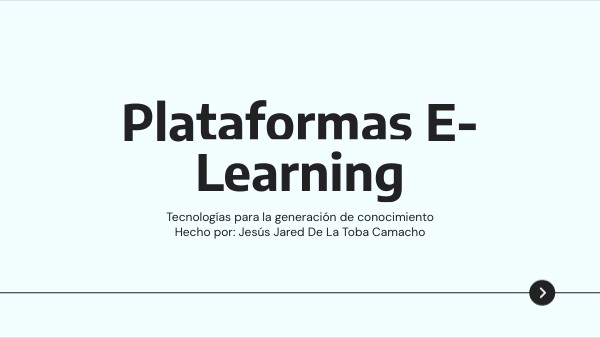 Plataformas E-Learning | Genially