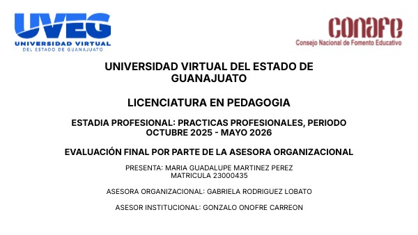 RETO 9: EVALUACIÓN FINAL POR PARTE DEL ASESOR ORGANIZACIONAL | Genially
