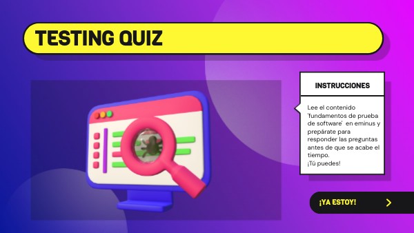 testing Quiz | Genially