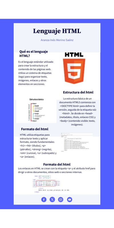 Lenguaje HTML | Genially