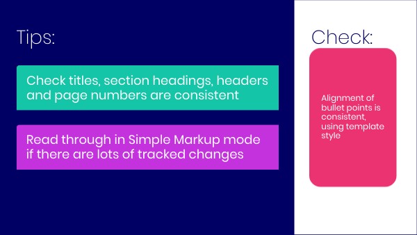 Tips for checking Word docs | Genially